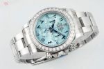 PPM Factory Rolex Daytona 40mm Cal.4131 Movement Ice-blue Face WG Band Watch